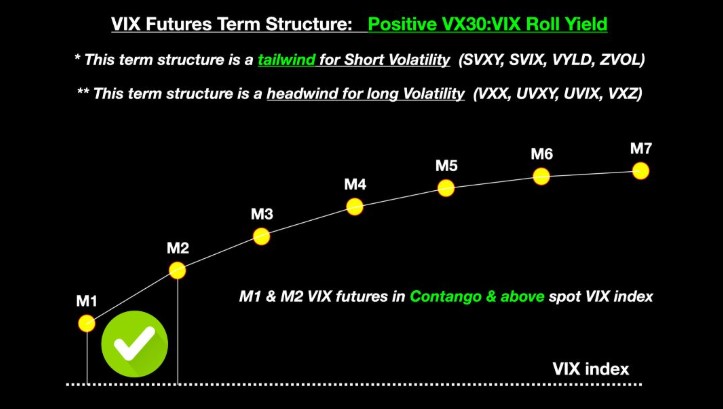 VIX Futures Term Structure M1-M7